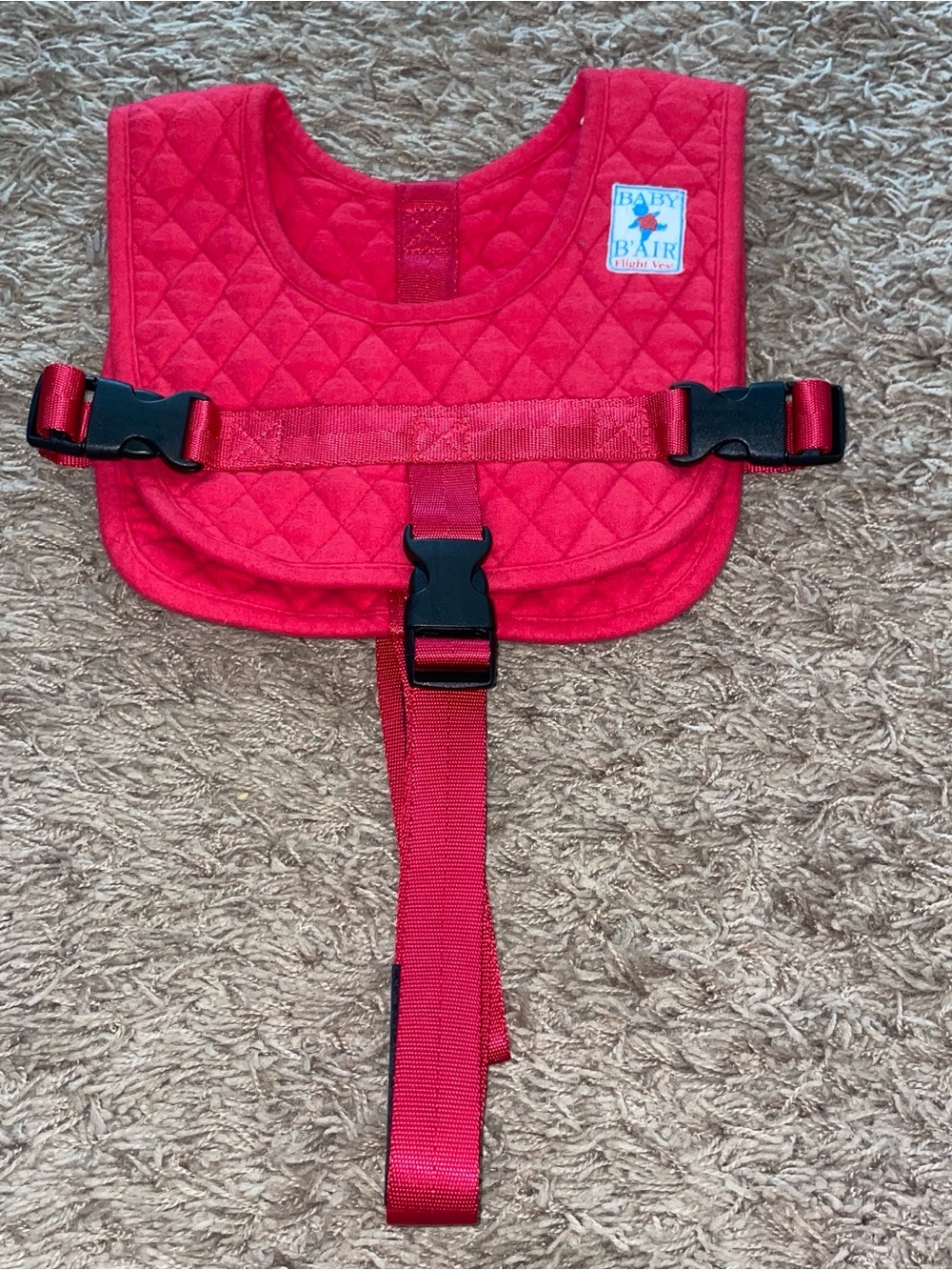 Baby Bair red Quilted Toddler Safety‎ Harness